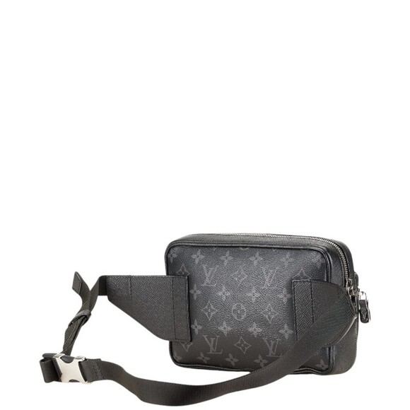 LOUIS VUITTON Black Monogram Leather Fanny Pack - Picture 2 of 8